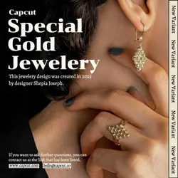 Black Cream Minimalist Jewelery Gold Product Display Instagram Post