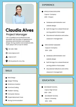 Business Resume Project Manager