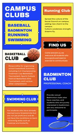 Education Campus Clubs Show Business