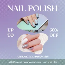 Nail Polish Promotion Instagram Post