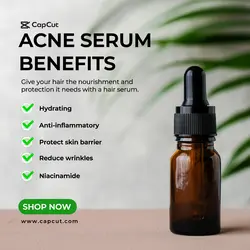 Acne Serum Product Showcase Template