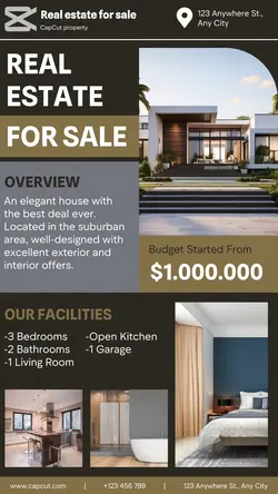 Real estate for sale display