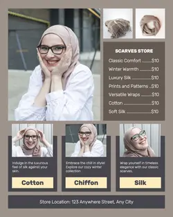 Scarves Store Display