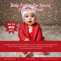 BABY FASHION  FOR SPECIAL CHRISTMAS FEAST IG POST
