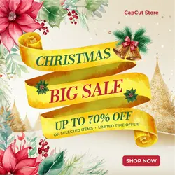Christmas Big Sale Promotion Template