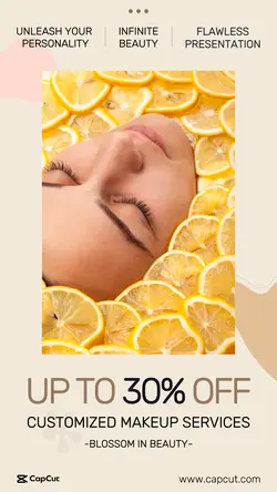 Services Customized Makeup  Display Minima