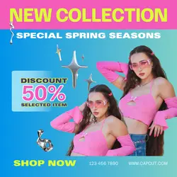 Y2K Fashion Promotion Instagram Post