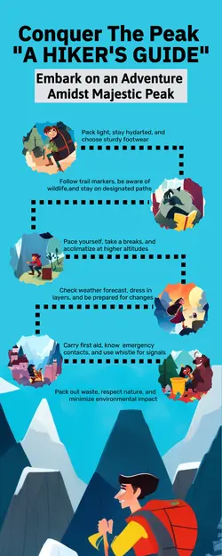 Non-marketing infographic about a hiker's guide AI