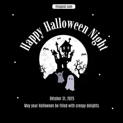 Happy Halloween Instagram Post Square