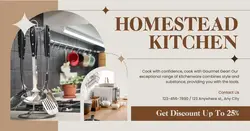 Homestead Kitchen Discount Facebook App Ad