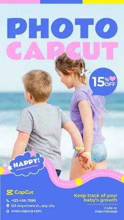 Maternal and infant care PHOTO promotion cute