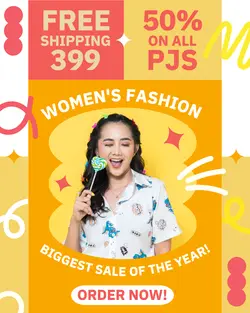 Women's Fashion Biggest Sale Facebook Ad