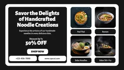 Noodles Menu Promotion Twitter Post