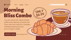 Cafe Weekend Discount Sale Twitter Post