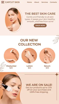 5-Product Image Skincare Instagram Post