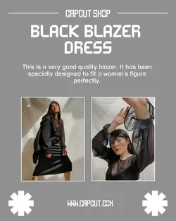Fashion Blazer Display Potret Instagram Potret