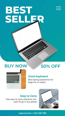 Electronics Laptop Promotion Display Instagram