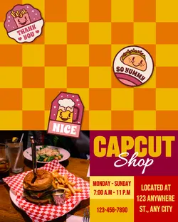 Retro Capcut Shop Poster
