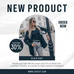 Coat Promotion Instagram Post