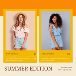 Fashion Summer Dress Collection Instagram Post