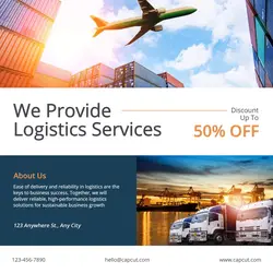 Logistics Services Instagram Post