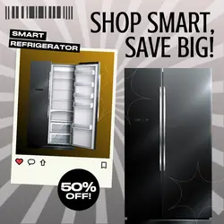 E-Commerce Electronics Hero Image Smart Ref B&W