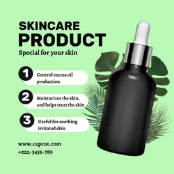 Skincare Product Display Postingan Instagram