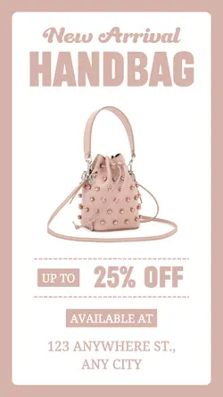 New Arrival Handbag Promotion