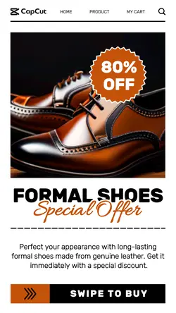 Fashion Industry Formal Shoes Sale Promotion Tiktok