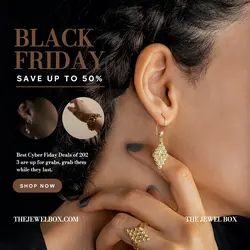 Black friday jewelry Instagram Post