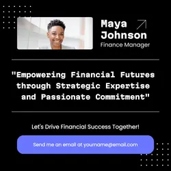 Finance Manager Social Cards Instagram Post