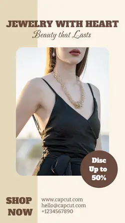Jewelry Display for instagram story