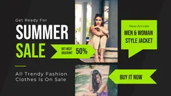 Summer Sale Fashion Clothes Youtube Thumbnail
