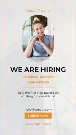 Simple Job Vacancy Instagram Story