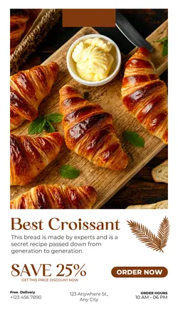 Best Croissant Bread Instagram Story