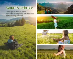 Non-marketing Photo collage Nature's Embrace