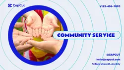 Services community service event Minimalist