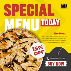 Special Food Today Template