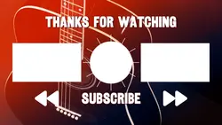 Non-marketing youtube endscreen guitar background
