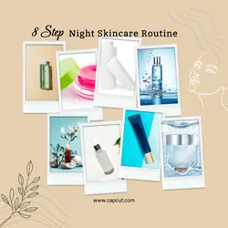 NON-MARKETING SKINCARE ROUTINE PHOTO COLLAGE
