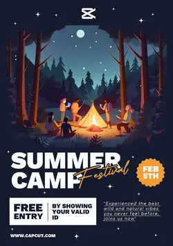 Non-Marketing Summer Camp Poster