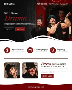 Entertainment Drama Display Minimalist