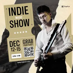 Indie Music Show Instagram Post