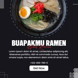 Ramen Buapakmu Instagram Post