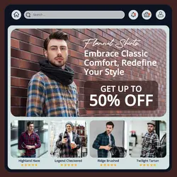 2024hot Promotional Page In-app Activity Page Men's Clothes