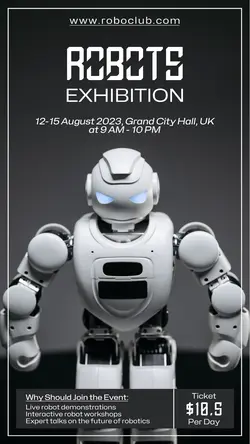 Other Industry Robot Exhibition Instagram Story