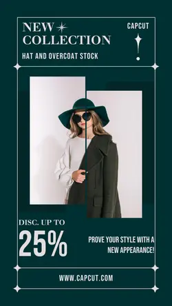 Fashion New Collection Instagram Story Green