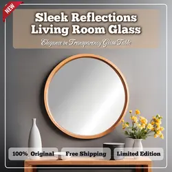E-commerce Household Sleek Reflections Living Room Glass Hero Image