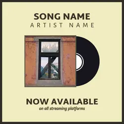 Non marketing Album cover Vintage style