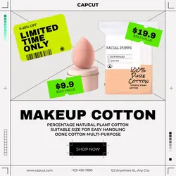 Beauty Makeup cotton Price reduction Modern